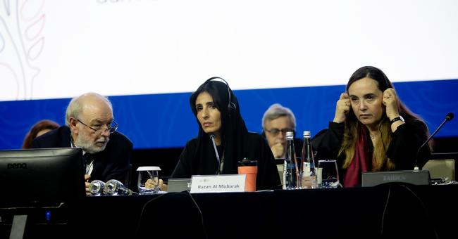 Dais during the members assembly - IUCN-World Conservation Congress 2025- 15Oct2025