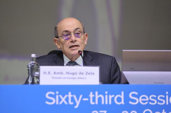 Ambassador Hugo de Zela, Minister of Foreign Affairs, Peru 