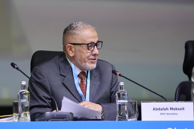 IPCC Secretary Abdalah Mokssit 