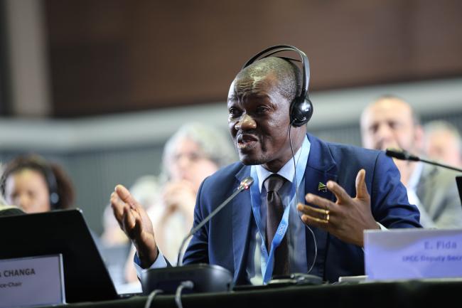 IPCC Vice-Chair Ladislaus Chang’a 
