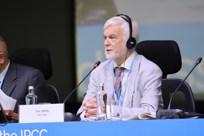 IPCC Chair Jim Skea