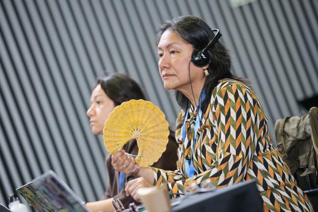 Delegates during the session 