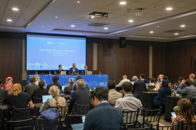 A view of the room during the Contact Group on the Methodology Report