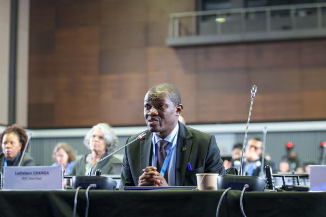 IPCC Vice-Chair Ladislaus Chang’a 