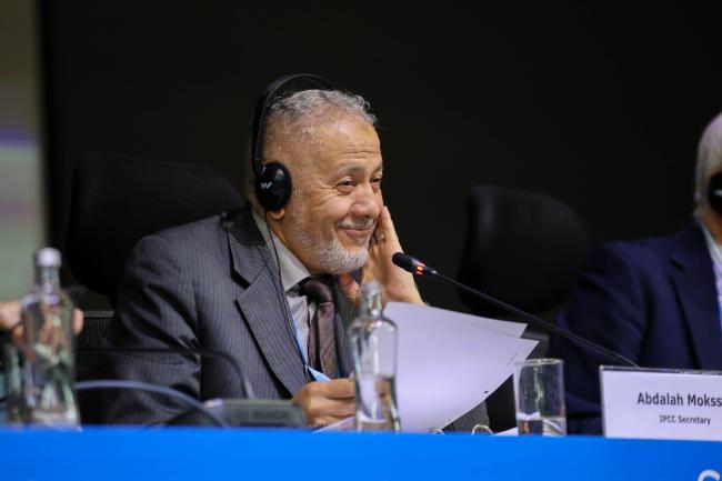 IPCC Secretary Abdalah Mokssit 