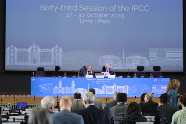 A view of the dais 