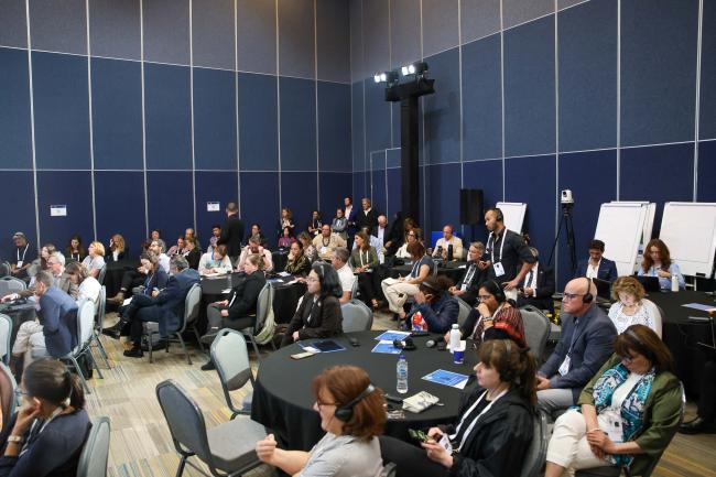 View of the room during the event on BBNJ 