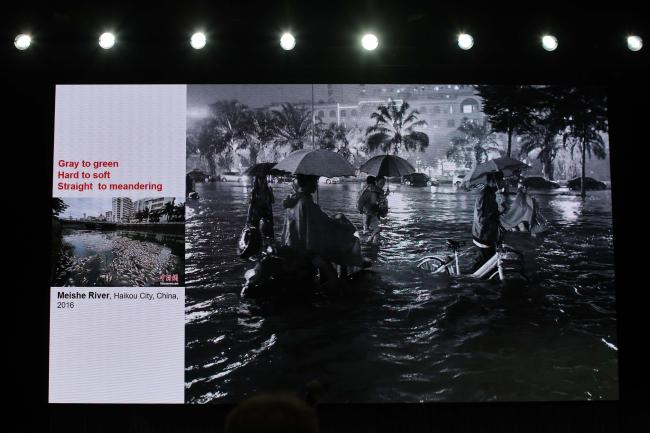 A slide from Dong Wang's presentation 