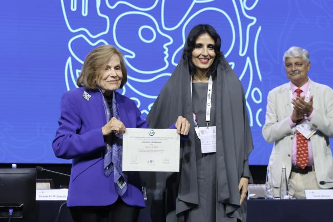 Sylvia Earle, Founder, Mission Blue, and Razan Al Mubarak, President, IUCN 