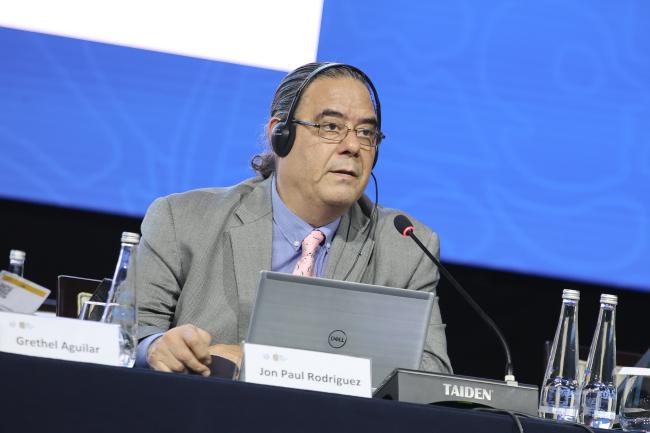   Jon Paul Rodríguez, Chair, Resolutions Committee and Species Survival Commission, IUCN