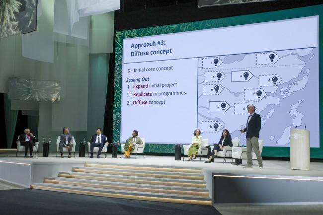A view of the panel during the Thematic Plenary 1