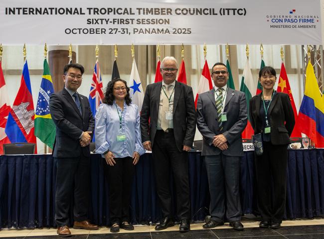 Group Picture of the dais - ITTC61 - 29Oct2025