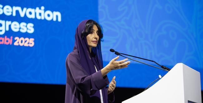 IUCN President Razan Al Mubarak - Nature is everyone's business - IUCN-World Conservation Congress 2025- 10Oct2025