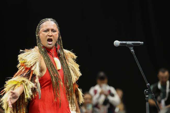 WHAIA - Sonic Weaver, vocalist, performer, First Nations multi-instrumentalist, designer