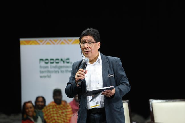 Ramiro Batzin, Co-Chair, IIFB, and Vice President and advisor to the IUCN