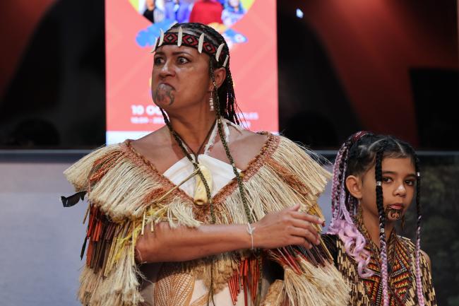 WHAIA Sonic Weaver, vocalist, performer, First Nations multi-instrumentalist