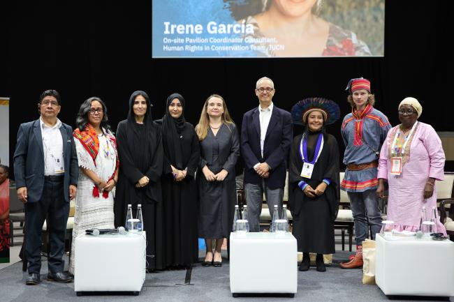 High-level panel group photo