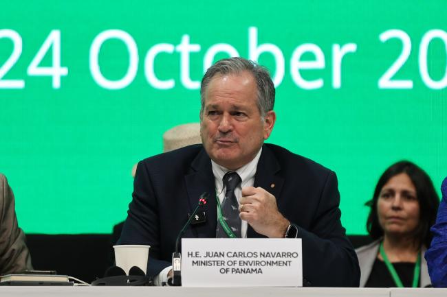 Juan Carlos Navarro, Minister of Environment, Panama
