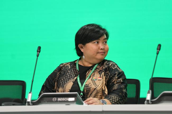 SBSTTA 27 Rapporteur Ruliyana Susanti, Indonesia