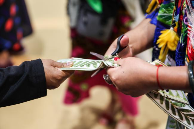 Ribon-cutting ceremony