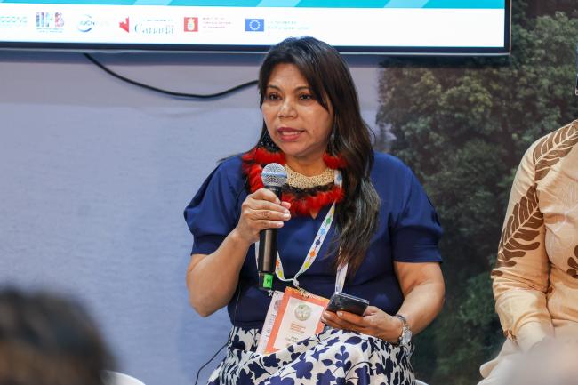 Fany Kuiru Castro, Coordinator of Indigenous Organizations of the Amazon River Basin (COICA)