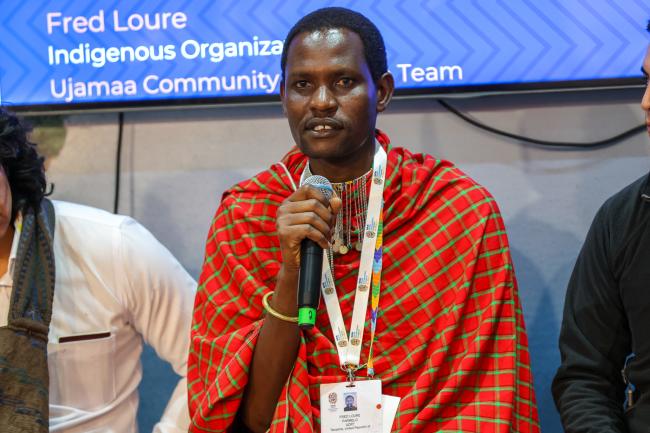 Fred Loure Parmelo, Ujamaa Community Resource Team, Tanzania
