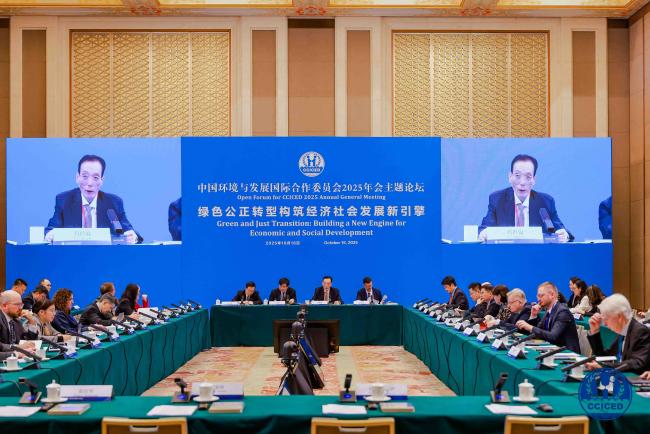 Liu Shijin, CCICED Chinese Chief Advisor and former Deputy President of the Development Research Center of the State Council_cciced2025_16Okt25