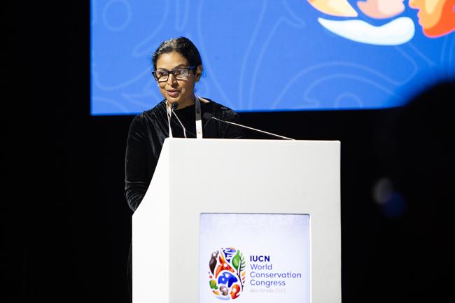 Tara Golshan, Executive Director, Education Roots and Shoots, UAE - A tribute to Jane Goodall - IUCN-World Conservation Congress 2025- 10Oct2025