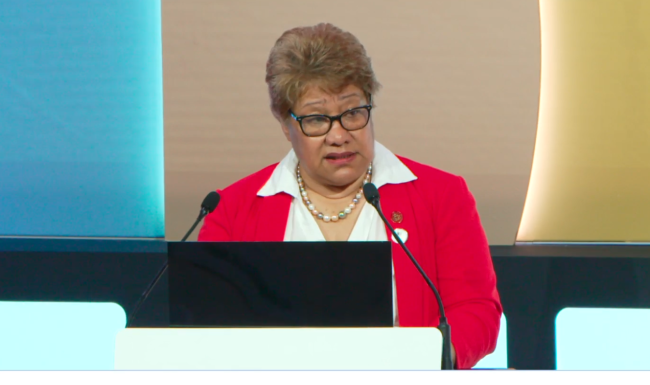 'Ana 'Akau'ola, Minister of Health, Tonga_2ndWSSD_5Nov2025_AndresC_Web