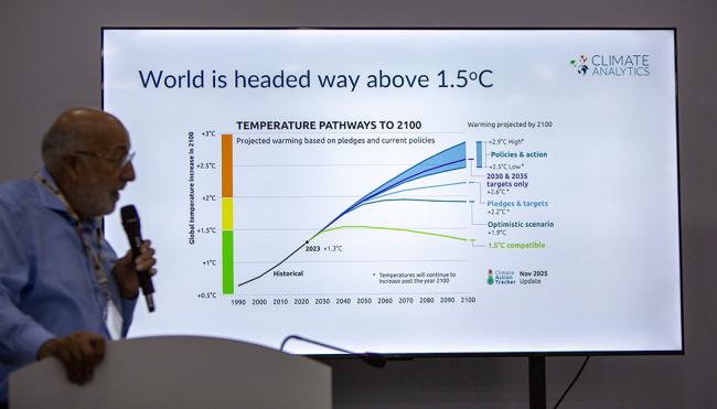 1 Bill Hare, Founder and CEO, Climate Analytics - Glaciers and Ice Sheets and Sea-level Rise - COP30 - 14Nov