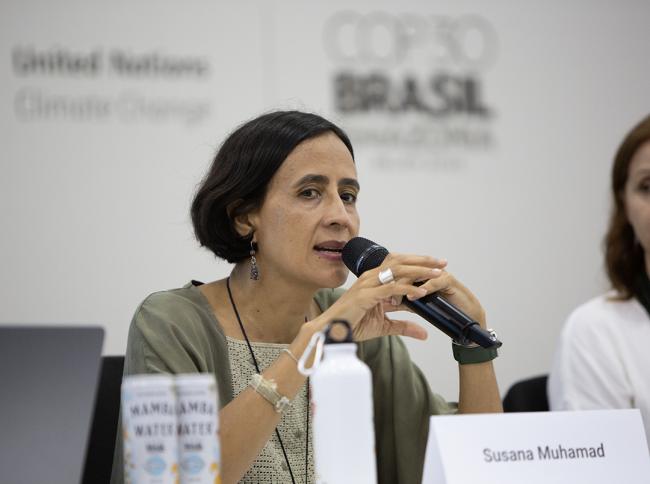 Susana Muhamad, Former Minister of Environment and Sustainable Development, Colombia - Reliance on land in NDCSe-20Nov-COP30