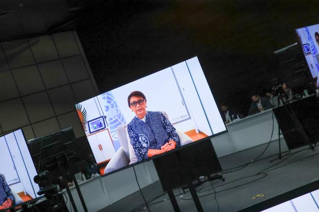 Retno Marsudi, UN Special Envoy on Water, addressed the event via a video message. 