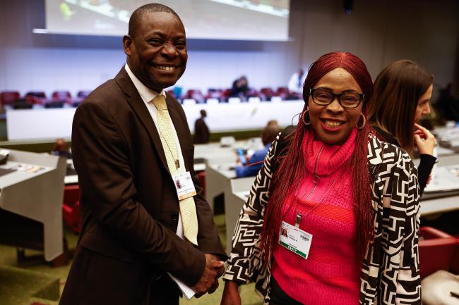 Abiodun DJidioni, Secretariat and Amenan Kouadio Vi, Cote d'Ivoire_MinamataCOP6_05Nov25_photo.jpg