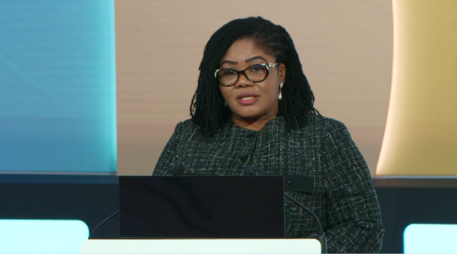 Agnes Naa Momo Lartey, Minister for Gender, Children and Social Protection, Ghana_2ndWSSD_5Nov2025_AndresC_Web