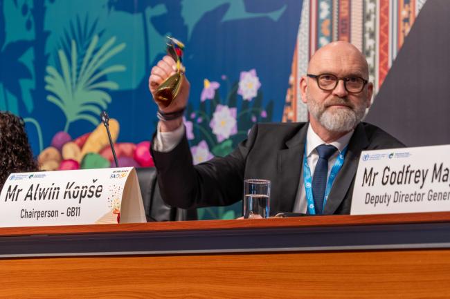 Alwin Kopše, Chairperson GB11_ITPGRFA_GB11_24th_AndresC-101443