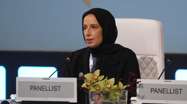 Buthaina Bint Ali Al Jabr Al Nuaimi, Minister of Social Development and Family, Qatar_2ndWSSD_5Nov2025_AndresC_Web