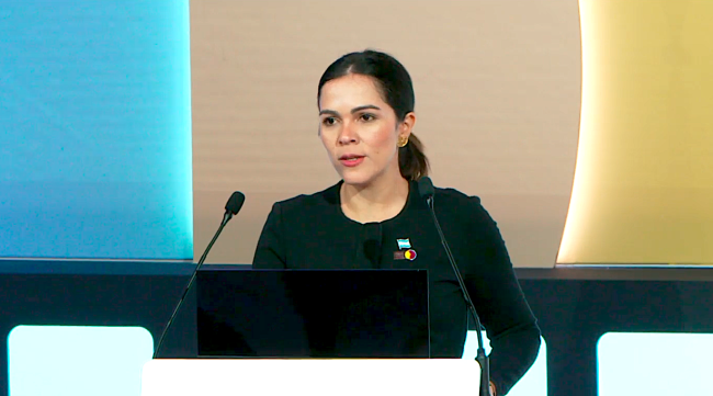 Cindy Larissa Rodríguez, Vice Minister of Foreign Affairs and International Cooperation, Honduras_2ndWSSD_6Nov2025_AndresC_Web 2