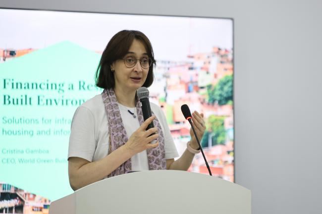 Cristina Gamboa, Chief Executive Officer, World Green Building Council 