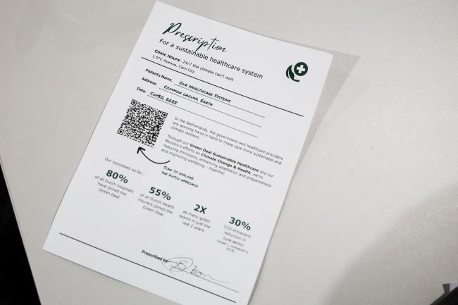 Prescription for a sustainable healthcare system by the government of the Netherlands 
