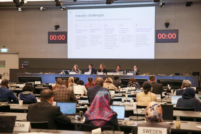 View of the room during Session 8 