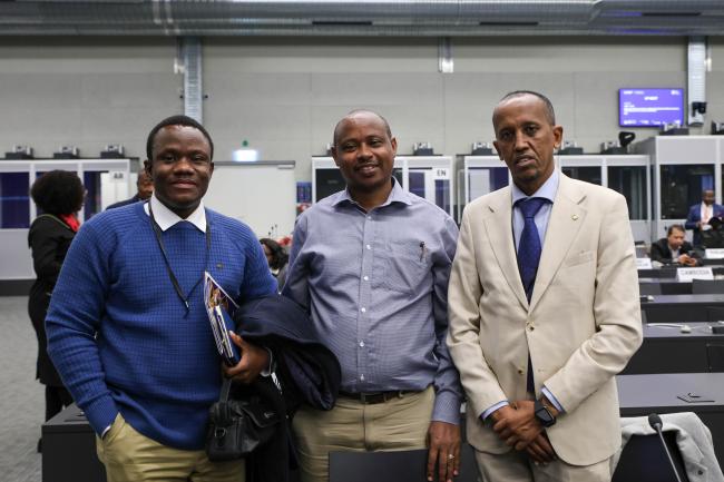 Delegates from Ghana, Kenya, and Somalia