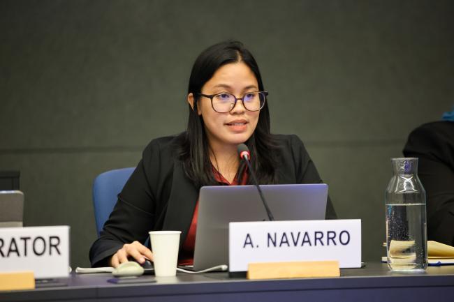 Anne-Karla Navarro, Mines and Geosciences Bureau, Department of Environment and Natural Resources, the Philippines