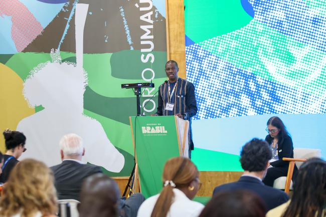 Roger Baro, Minister of Environment, Water and Sanitation, Burkina Faso 
