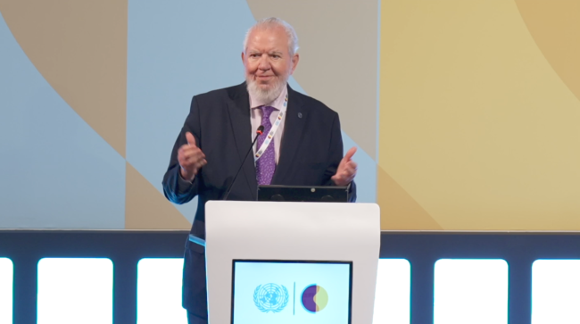 Juan Somavia, Former Permanent Representative of Chile to the UN and Chair of the 1995 WSSD PrepCom and Main Committee, former ILO Director-General, Honorary Member of the Club De Madrid