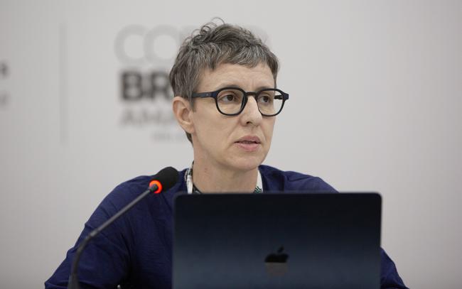 Kate Horner, Coordinator of TIERRA - Reliance on land in NDCSe-20Nov-COP30