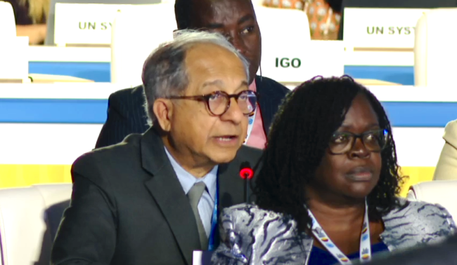 Kaushik Basu, Professor at Cornell University and co-chair of the UN Expert Group on beyond GDP _2ndWSSD_5Nov2025_AndresC_Web