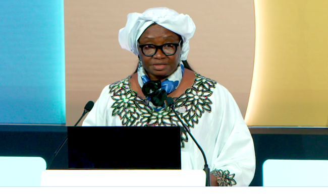 Maria Inácia Có Mendes Sanhá, Minister of Women Family, Guinea-Bissau_2ndWSSD_5Nov2025_AndresC_Web