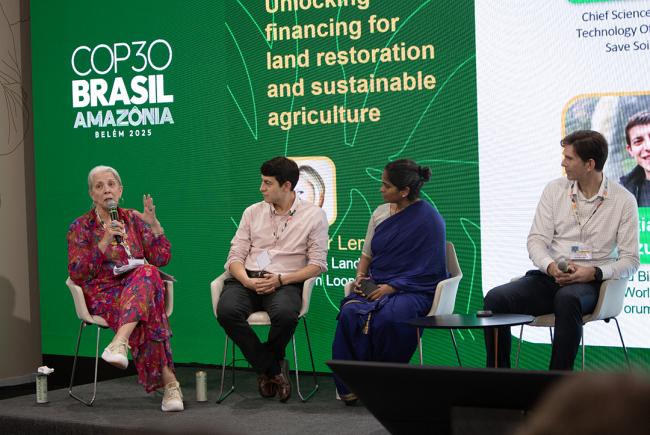 Maria Luiza de Oliveira Pinto e Paiva, Chief Sustainability Officer, Suzano - Land Restoration - COP30 - 15Nov