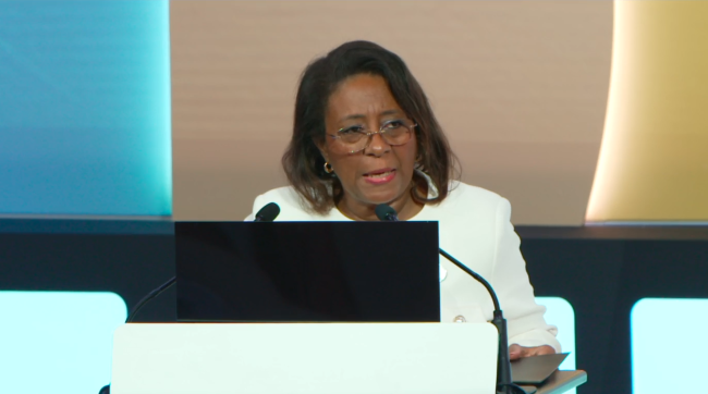 Maria do Rosário Bragança Sambo, Minister of State for Social Affairs_ Angola_2ndWSSD_5Nov2025_AndresC_Web2