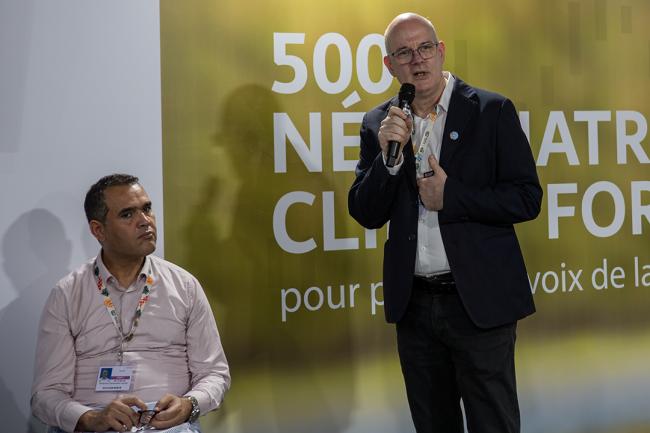 Chamseddine Harrabi, Coordinator of the Climate Change Sectoral Committee, Ministry of Agriculture, Water Resources, and Fisheries, Tunisia, and Martial Bernoux, UN FAO and - Measuring and Learning for Climate-Resilient Agriculture - 11 November 2025